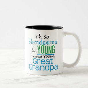 Taza Bicolor Gran abuelo hermoso y joven