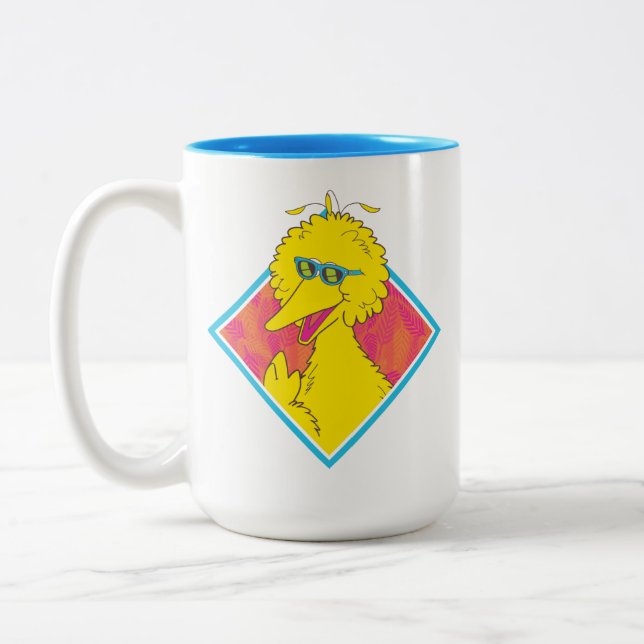 Taza Bicolor Gran Bird | Insignia tropical (Izquierda)