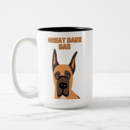 Taza Bicolor Gran camiseta de Dane Dad