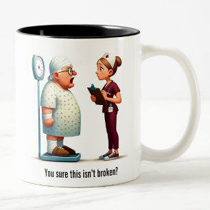 Taza Bicolor Gran conmoción para un gran paciente