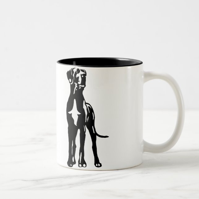 Taza Bicolor Gran Danés Buddys (Derecha)
