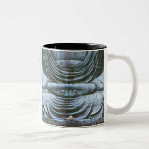 Taza Bicolor Gran detalle de Buda, templo Kotokuji, Kamakura, 2