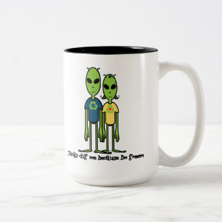 Taza Bicolor Gran idea respetuosa del medio ambiente del regalo