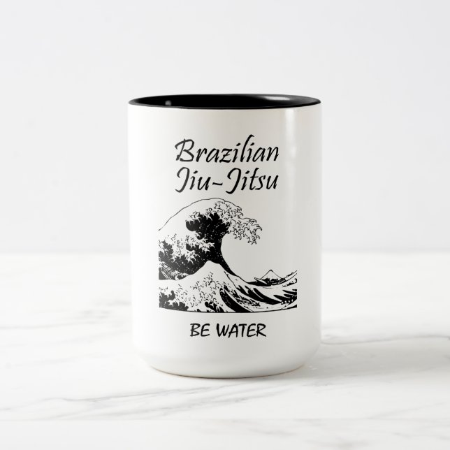 Taza Bicolor Gran ola de Jiu-Jitsu de Brasil (Centro)