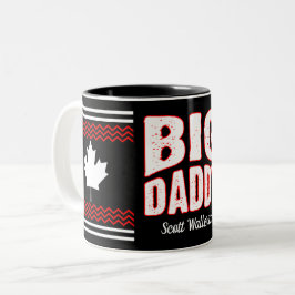 Taza Bicolor Gran Papá con Arce Canadiense y Tu Nombre en Negro