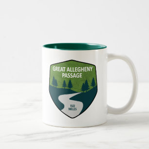 Taza Bicolor Gran pasaje de ilegheny