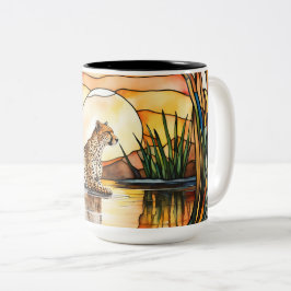 Taza Bicolor Gran tazón de café con queso de vidrio templado