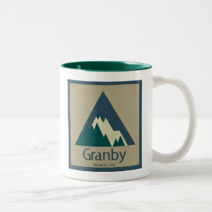 Taza Bicolor Granby Provincial Park Rústico