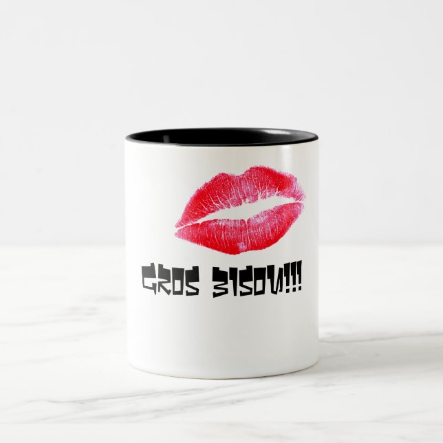 Taza Bicolor ¡Grande besito! (Centro)