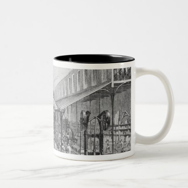 Taza Bicolor Grandes industrias, talleres de la construcción (Derecha)