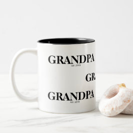 Taza Bicolor Grandpa Est Modern 
