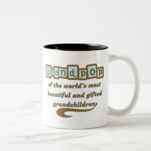 Taza Bicolor Grandpop de nietos dotados