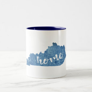 Taza Bicolor Grano de Madera de Hogar de Kentucky