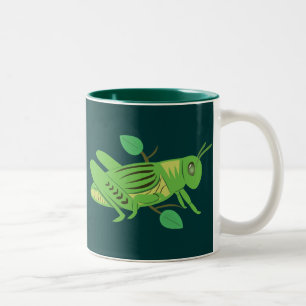 Taza Bicolor Grasshopper verde