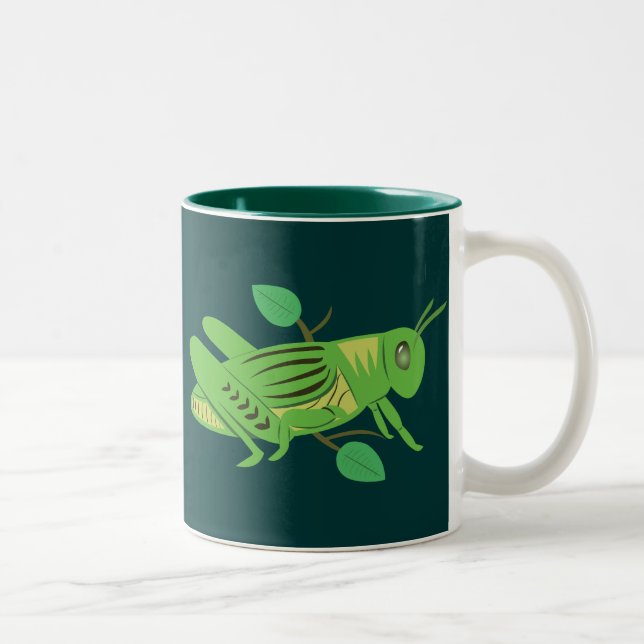 Taza Bicolor Grasshopper verde (Derecha)
