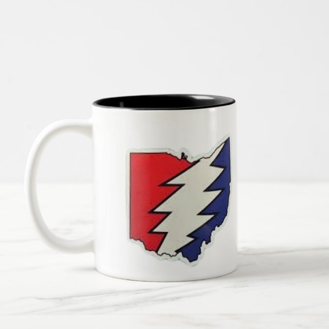 Taza Bicolor "Grateful Dead & the Psychedelic Revolution: Jerry (Izquierda)