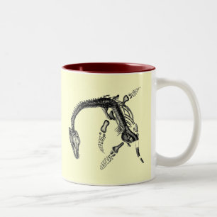 Taza Bicolor Gratificaciones jurásicas