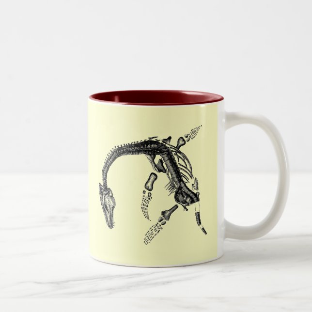 Taza Bicolor Gratificaciones jurásicas (Derecha)
