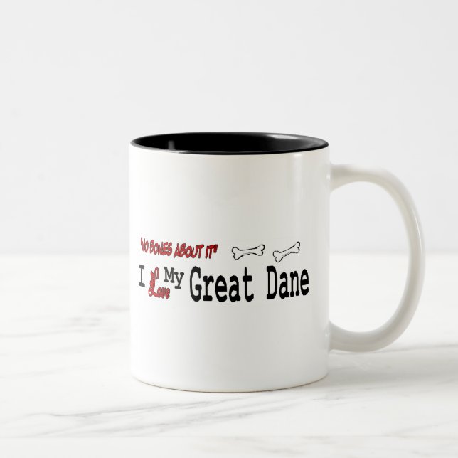 Taza Bicolor Great Dane (I Love) Mug (Derecha)