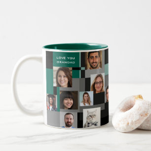 Taza Bicolor Green Add 20 Fotos Guay Modern Love You Grandad