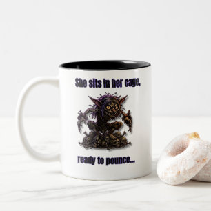 Taza Bicolor Gremlin Lista para Saltar