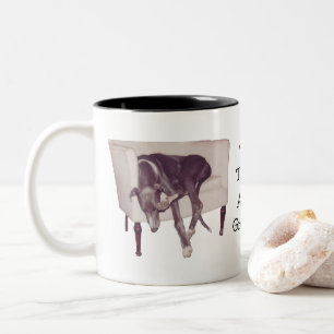 Taza Bicolor Greyhound Esta Es La Vida Cuta