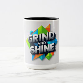 Taza Bicolor Grind and Shine Mug
