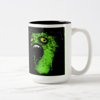 Taza Bicolor Grito verde