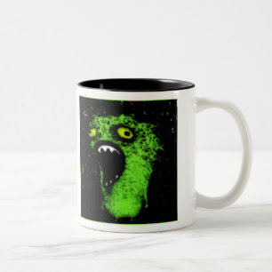 Taza Bicolor Grito verde