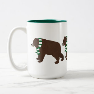 Taza Bicolor Grizzly Bears Mug