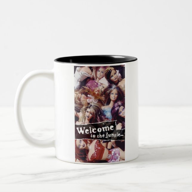 Taza Bicolor grl de la selva (Izquierda)