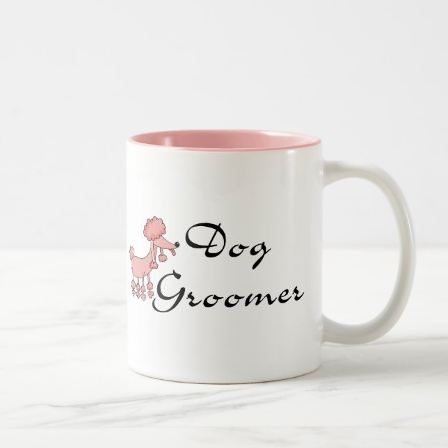 Taza Bicolor Groomer del perro (Derecha)