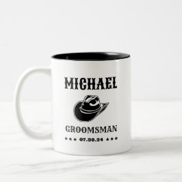 Taza Bicolor Groomsmen personalizados clásicos Gorras de Cowboy