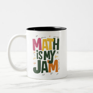 Taza Bicolor Groovy Math es mi mermelada de vuelta a la escuela