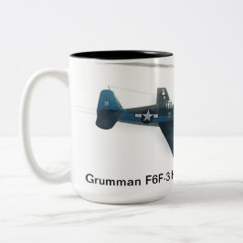 Taza Bicolor Grumman F6F-3 Hellcat