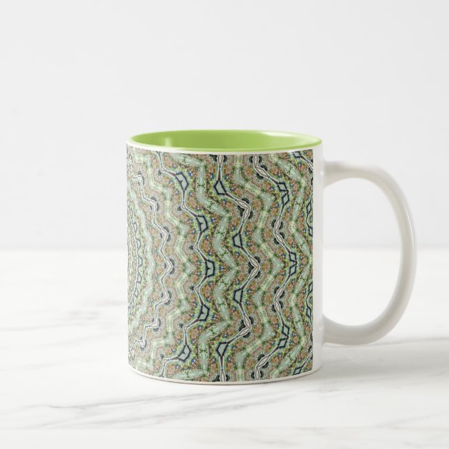 Taza Bicolor Grünes Kaleidoskop (Derecha)