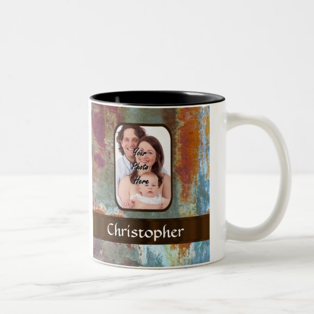 Taza Bicolor Grunge urbano moderno (Derecha)