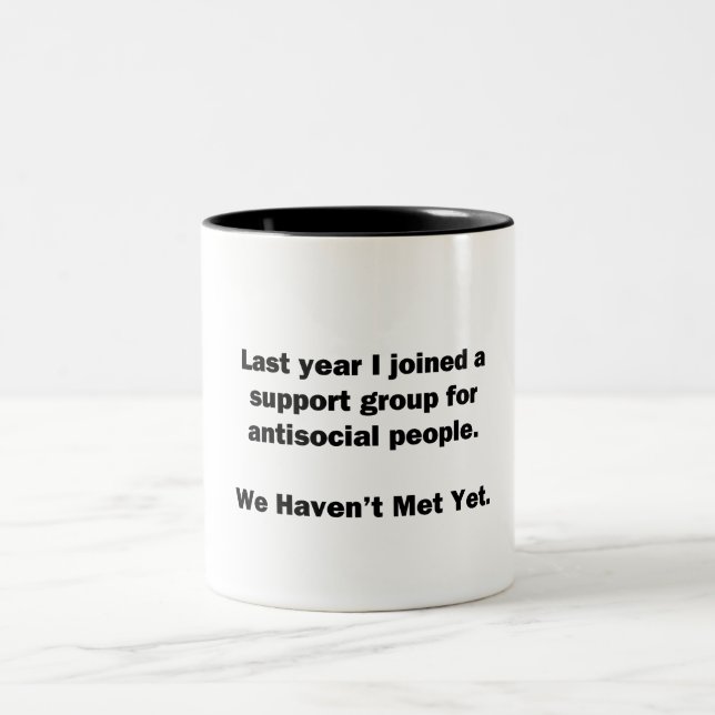 Taza Bicolor Grupo antisocial (Centro)