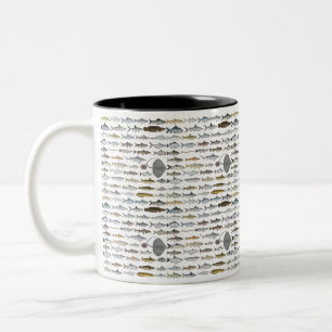 Taza Bicolor Grupo de peces de agua dulce del sur de Asia