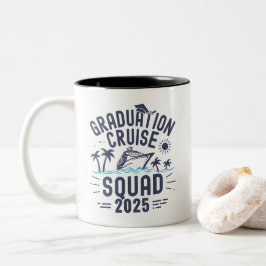 Taza Bicolor Grupo de Viaje Graduado Graduado de Cruceros perso