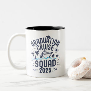 Taza Bicolor Grupo de Viaje Graduado Graduado de Cruceros perso
