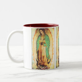 Taza Bicolor guadalupe, La Vergen de Guadalupe
