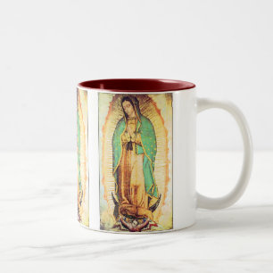 Taza Bicolor guadalupe, La Vergen de Guadalupe