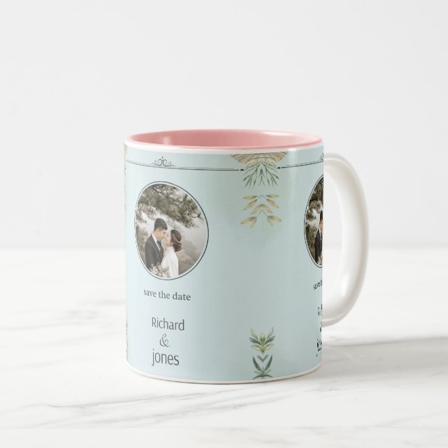 Taza Bicolor guardar la fecha (Anverso derecho)