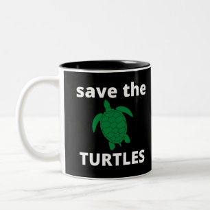 TAZA BICOLOR GUARDAR LAS TORTUGAS