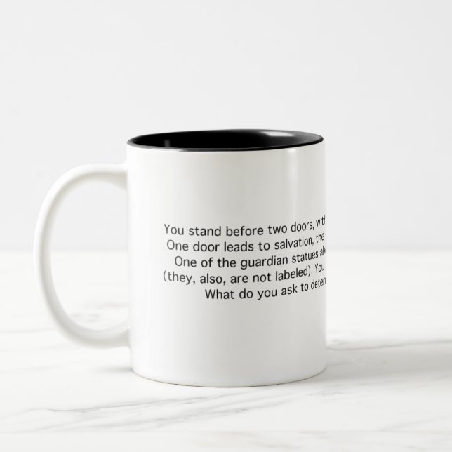 Taza Bicolor Guardas: Verdad y mentiras (Izquierda)