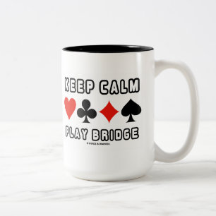 Taza Bicolor Guarde el puente tranquilo del juego (cuatro