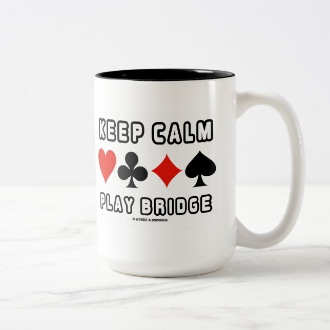 Taza Bicolor Guarde el puente tranquilo del juego (cuatro (Derecha)