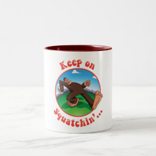 Taza Bicolor Guarde en Squatchin'…