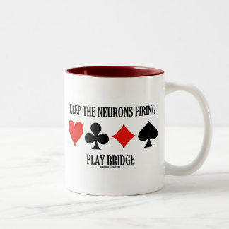 Taza Bicolor Guarde las neuronas el encender del puente del